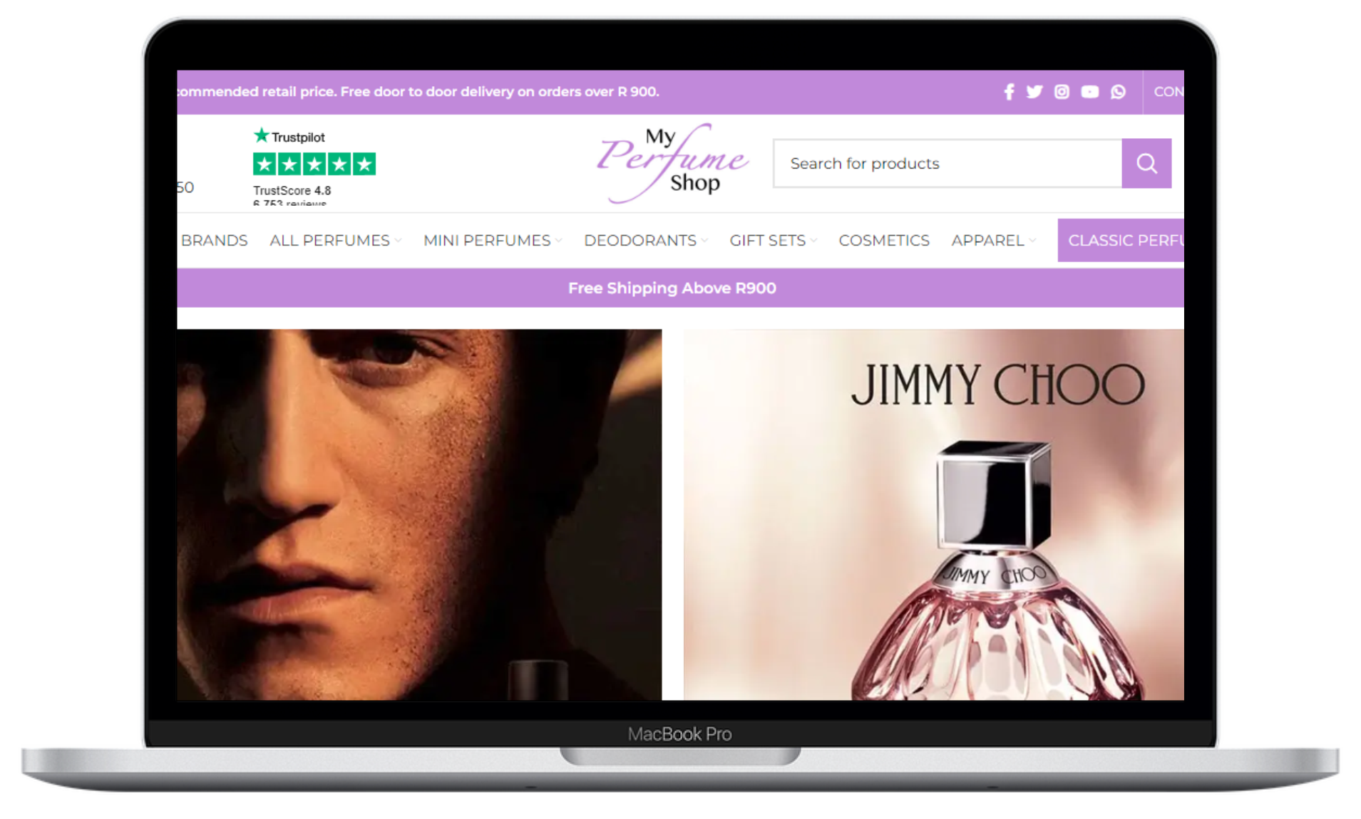 portfolio ecommerce site